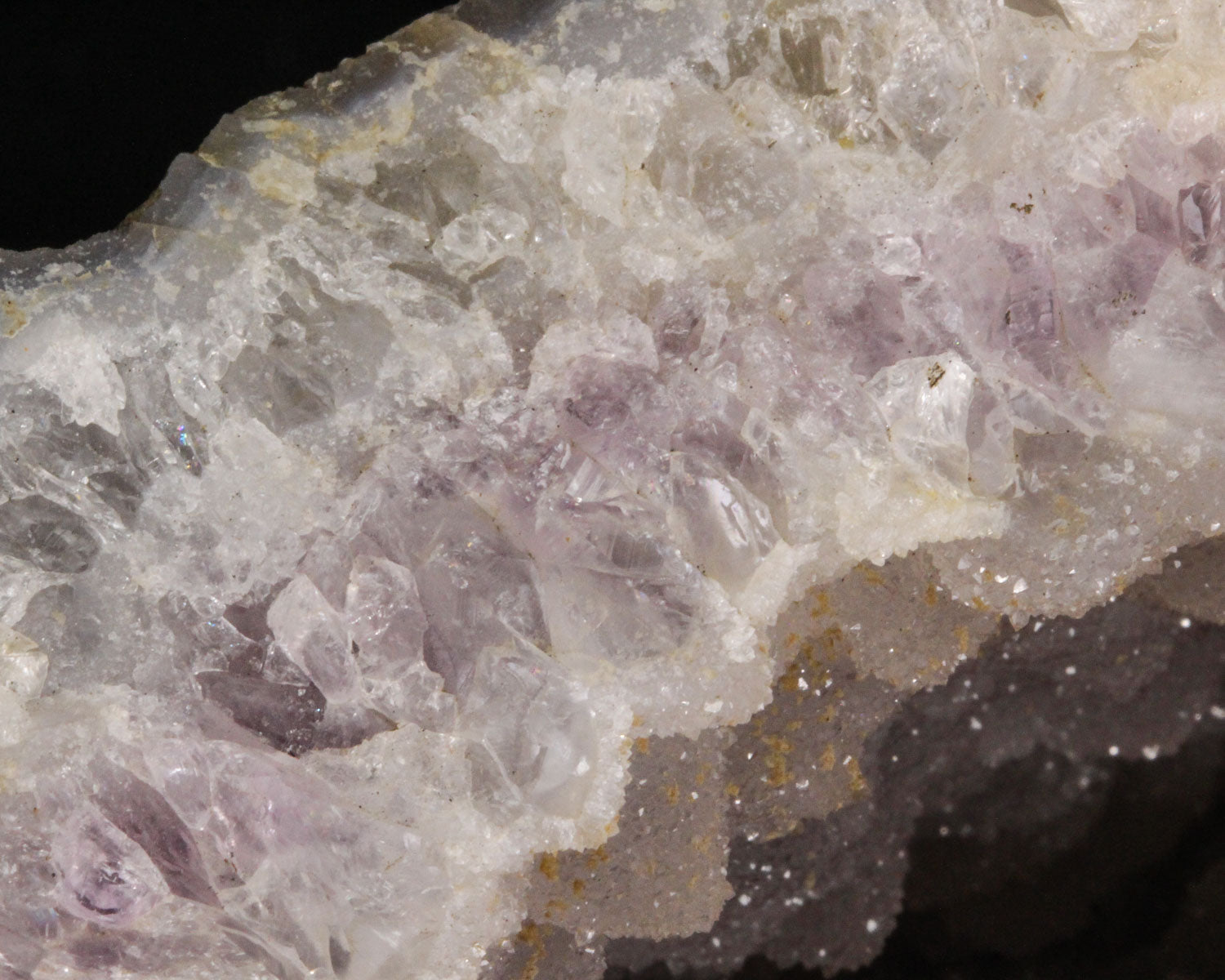 Amethyst Geode with Calcite