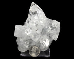 Apophyllite, Clear on Chalcedony