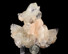 Apophyllite, Clear with Stilbite