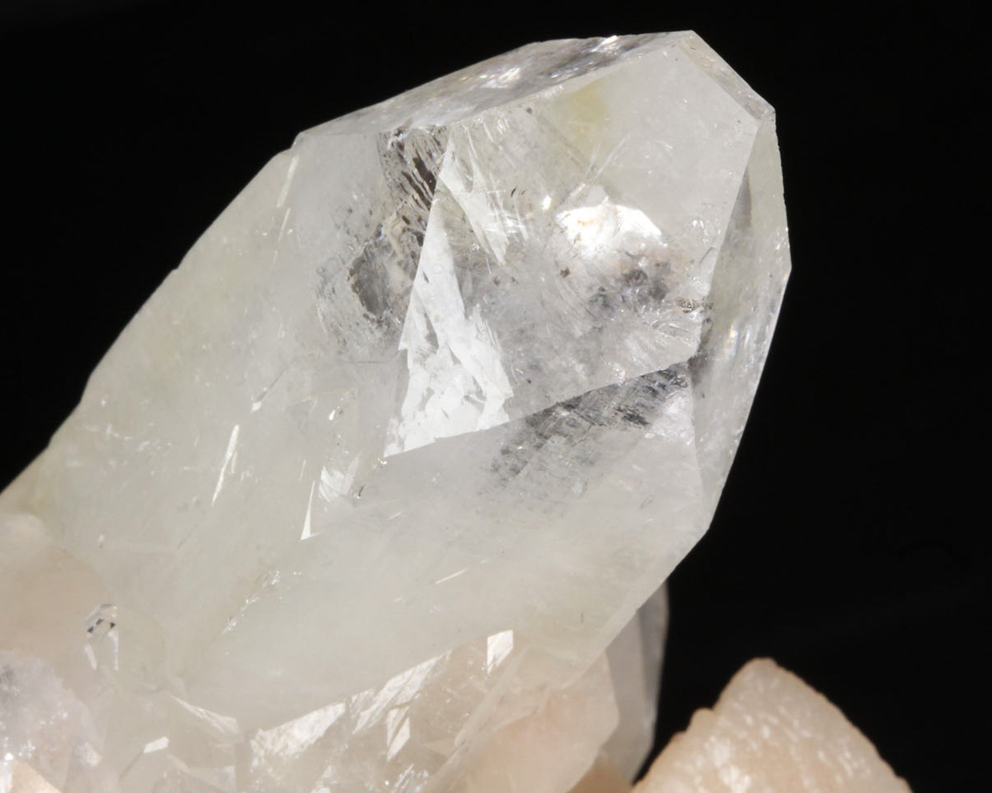 Apophyllite, Clear with Stilbite