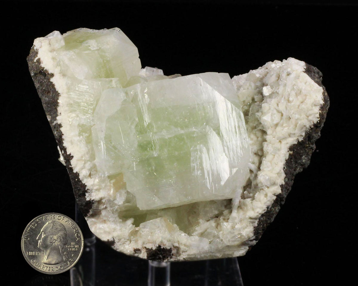 Apophyllite with Stilbite