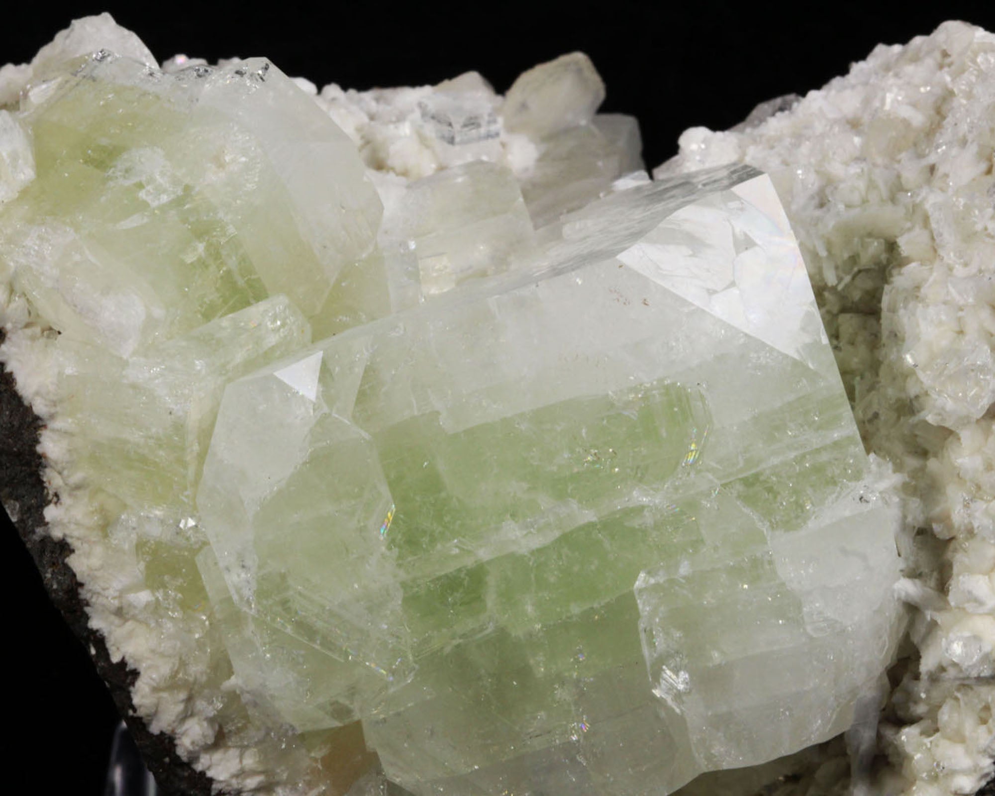 Apophyllite with Stilbite