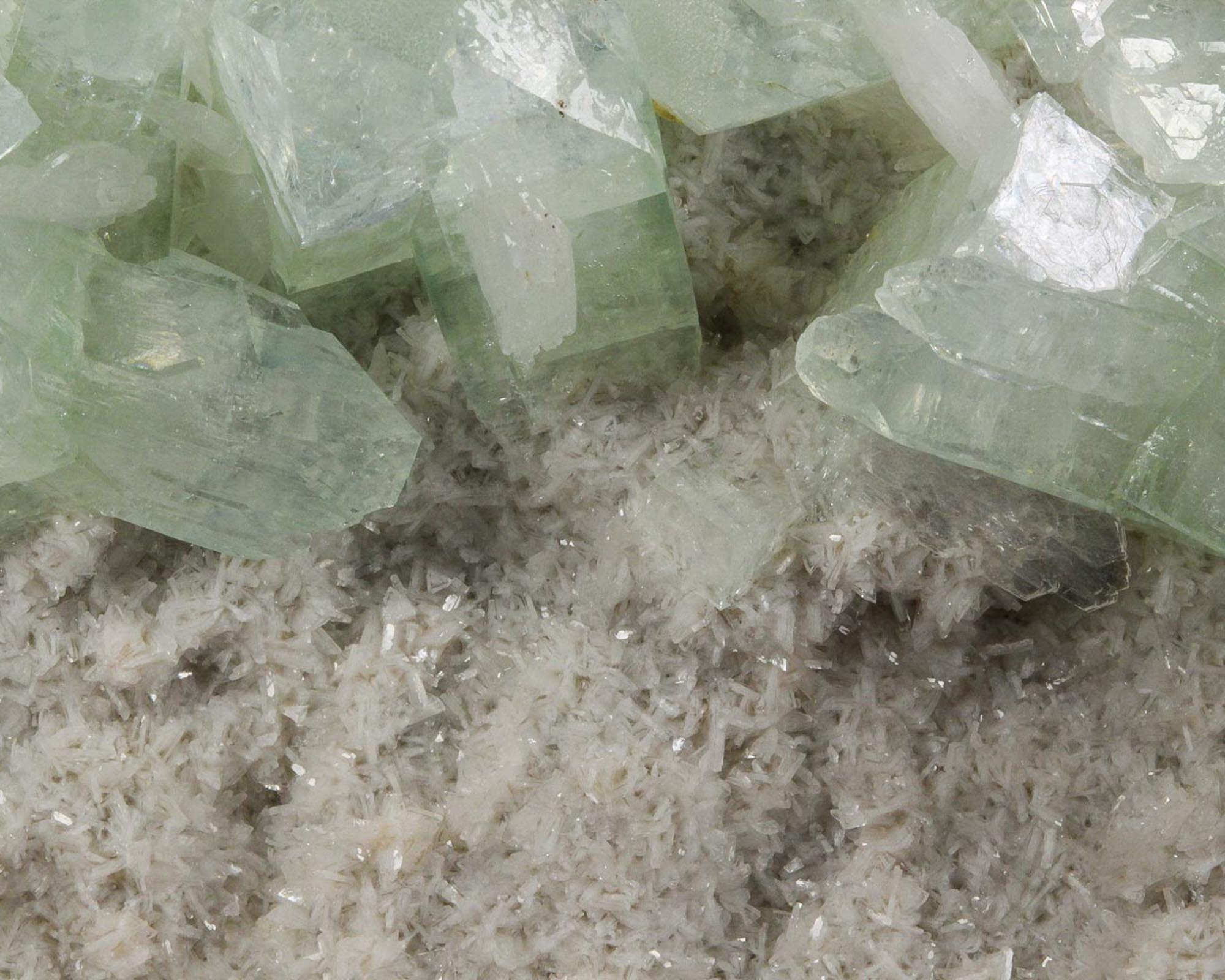 Apophyllite with Stilbite