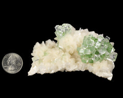 Apophyllite on Stilbite