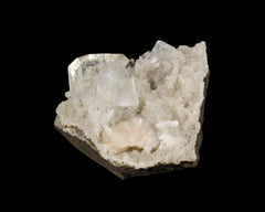 Apophyllite on Chalcedony