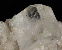 Apophyllite on Chalcedony