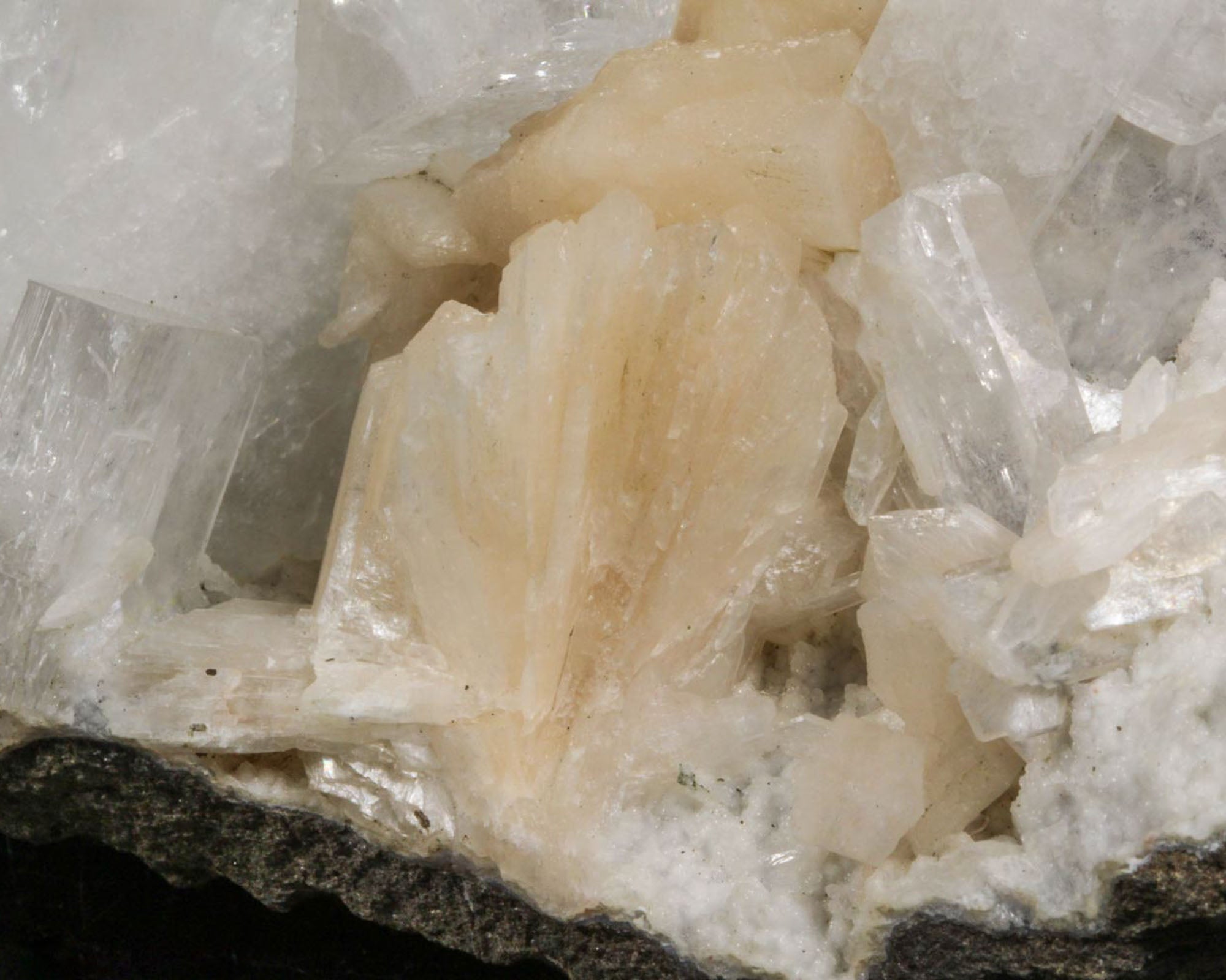 Apophyllite with Stilbite