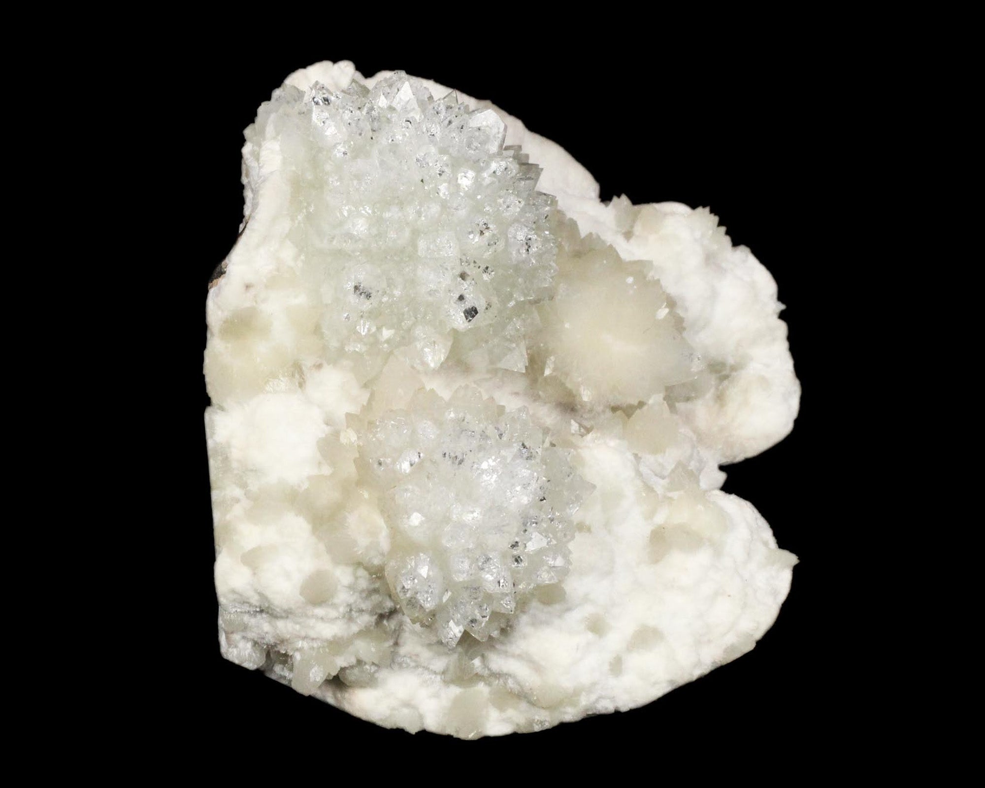 Apophyllite on Mordenite