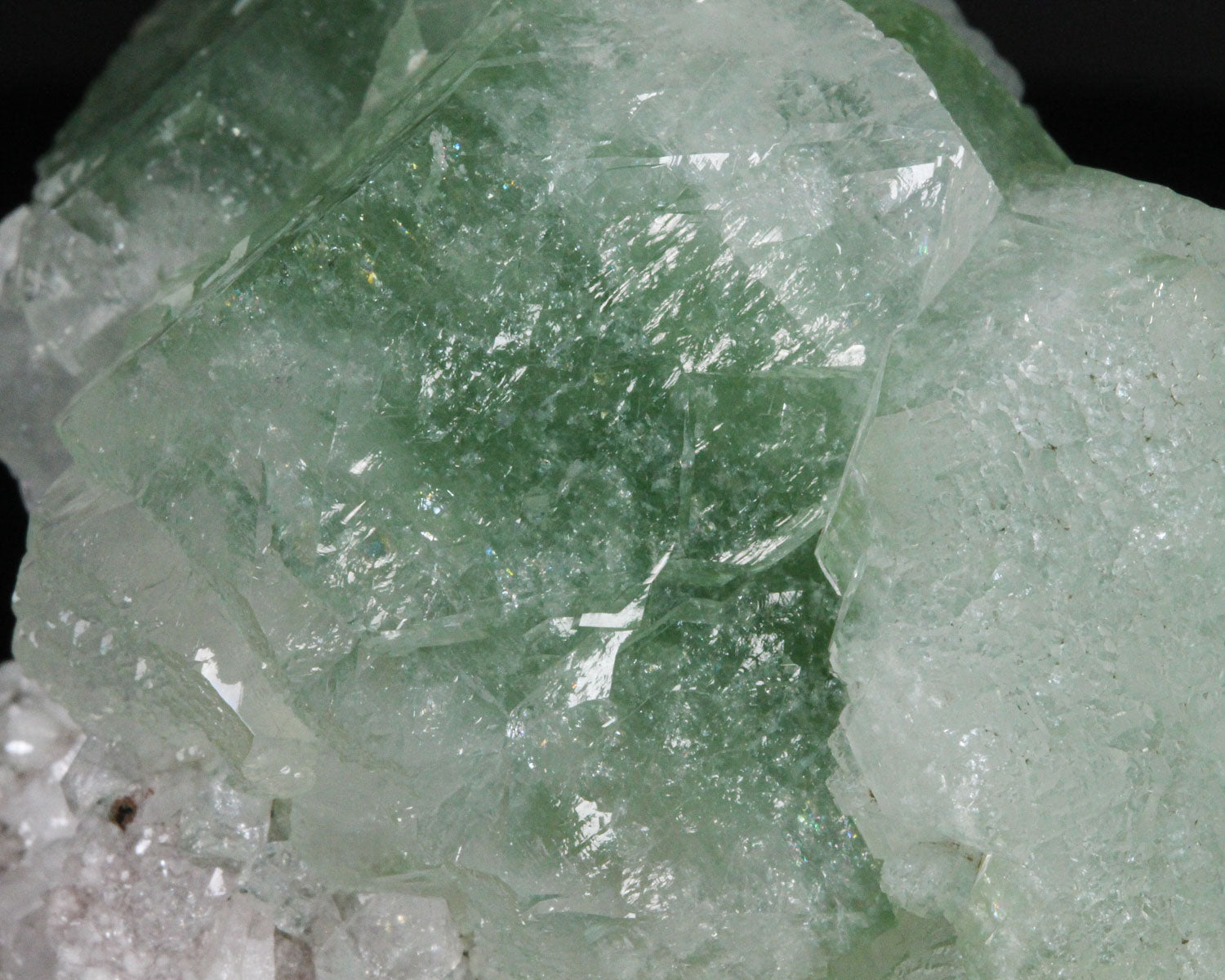 Apophyllite with Stilbite