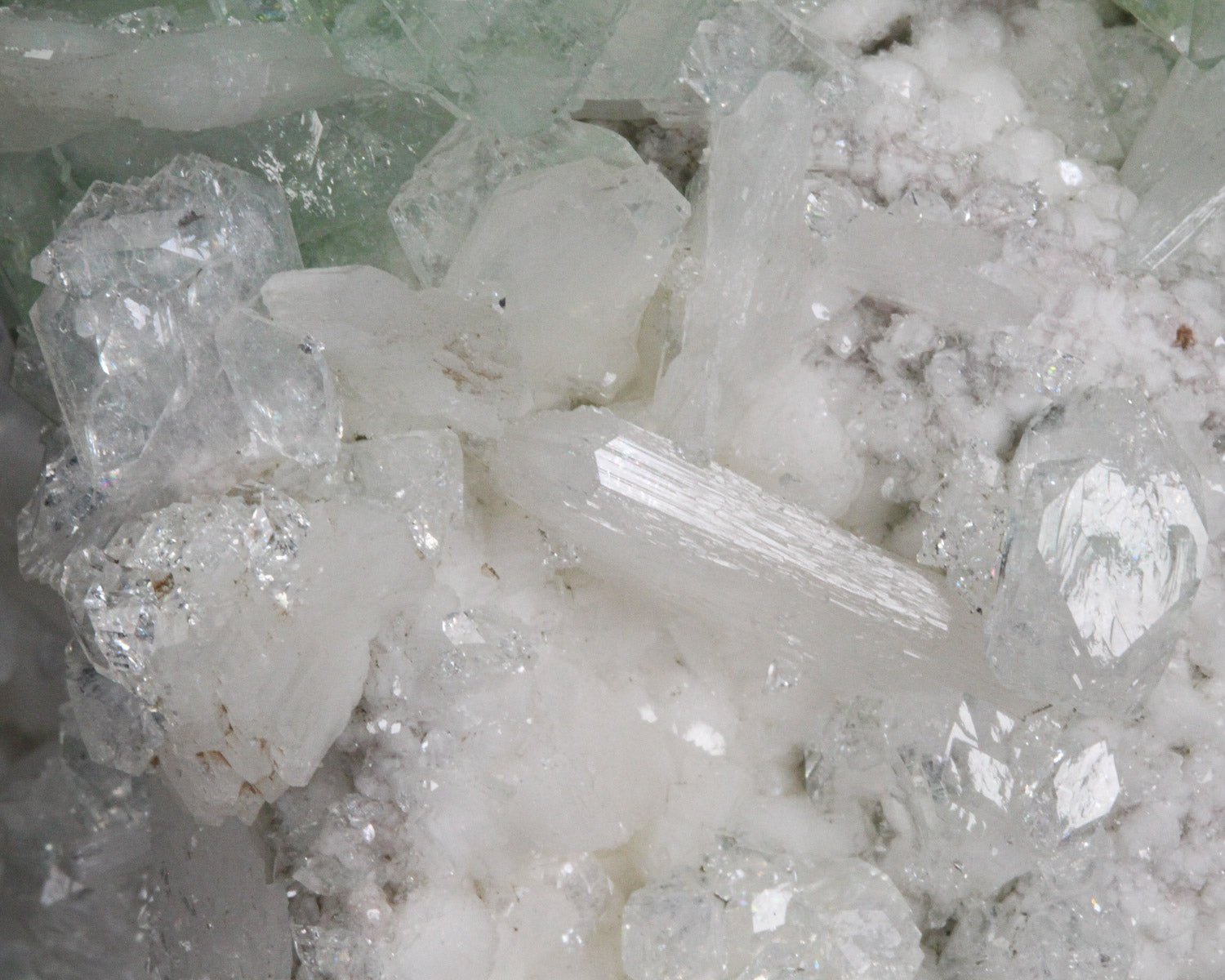 Apophyllite with Stilbite