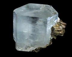 Aquamarine with Muscovite