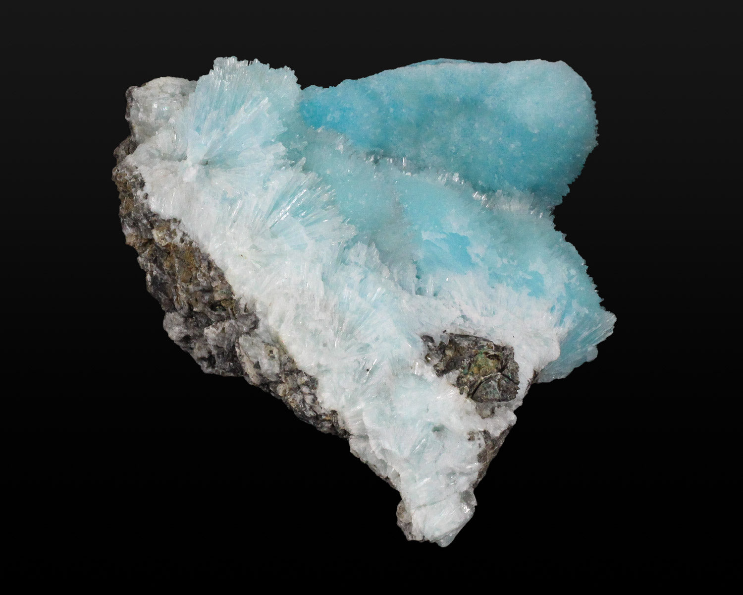Aragonite, Blue