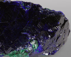 Azurite with Malachite