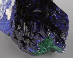 Azurite with Malachite