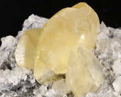 Calcite with Stibnite