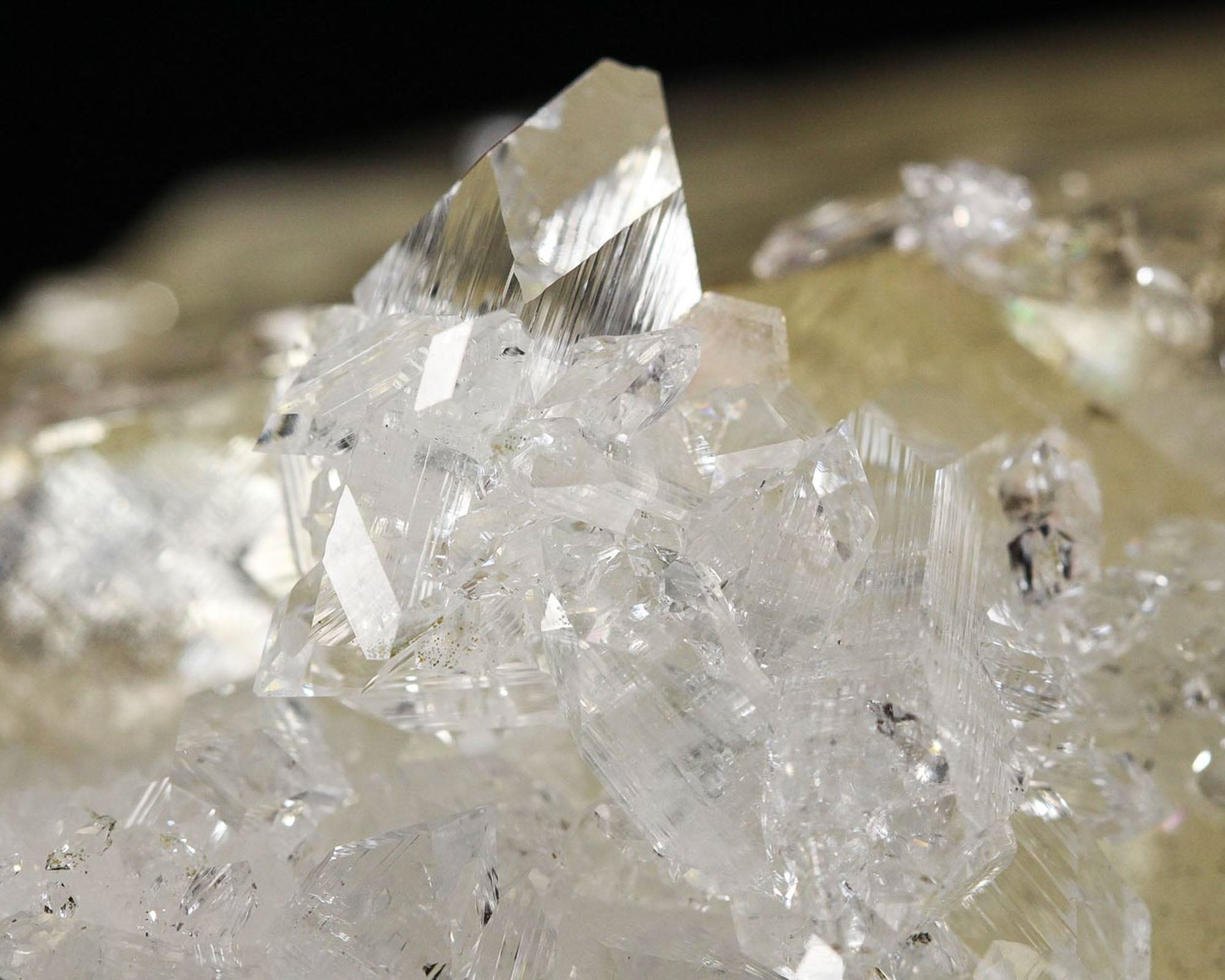 Calcite with Clear Apophyllite