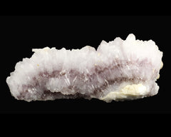 Calcite on Amethyst Quartz