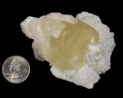 Calcite with Stilbite