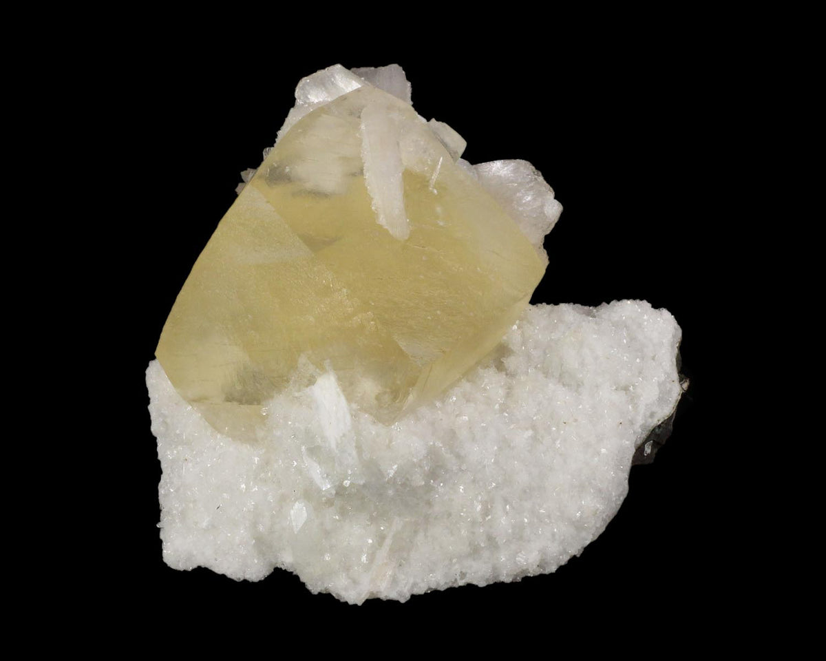 Calcite with Stilbite