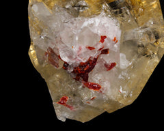 Calcite with Realgar