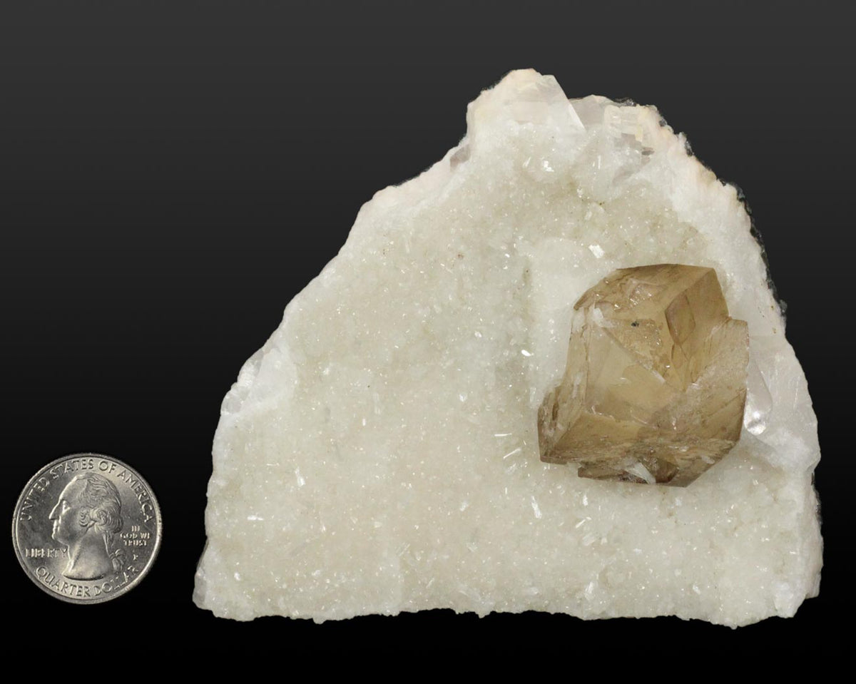 Calcite with Stilbite