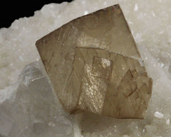 Calcite with Stilbite