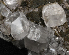 Calcite on Marcasite