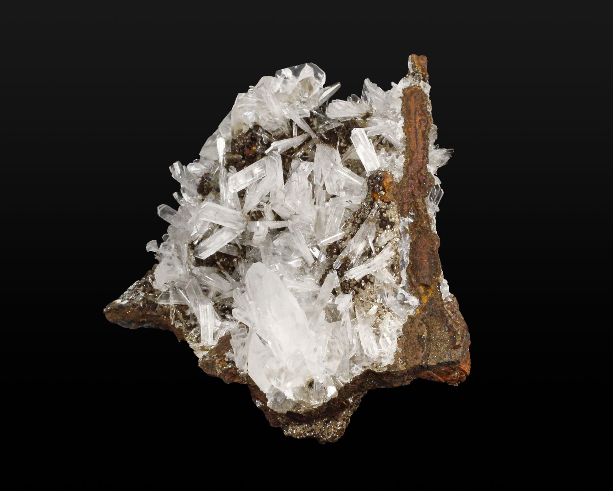 Hemimorphite with Calcite