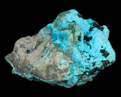 Chrysocolla with Malachite