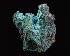 Chrysocolla with Malachite