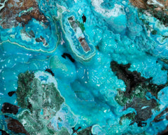 Chrysocolla with Malachite