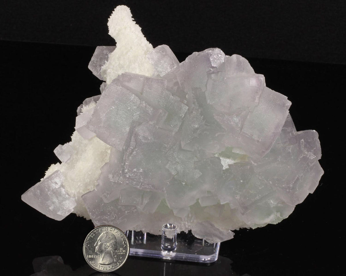 Fluorite on Quartz