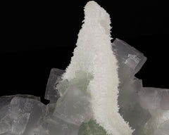 Fluorite on Quartz