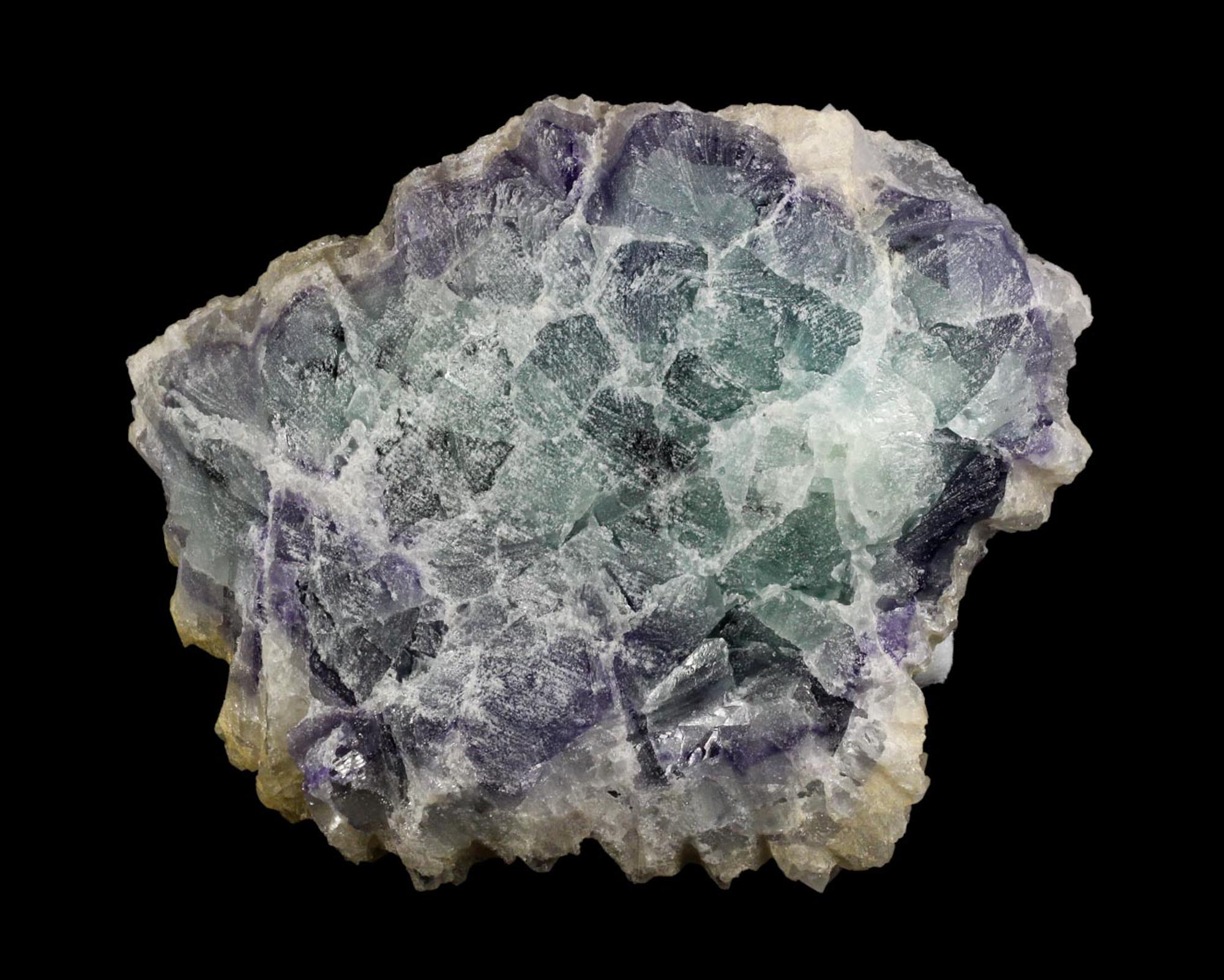 Fluorite, Purple with Quartz