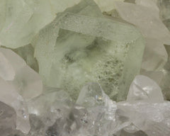 Fluorite with Calcite