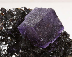 Fluorite on Sphalerite