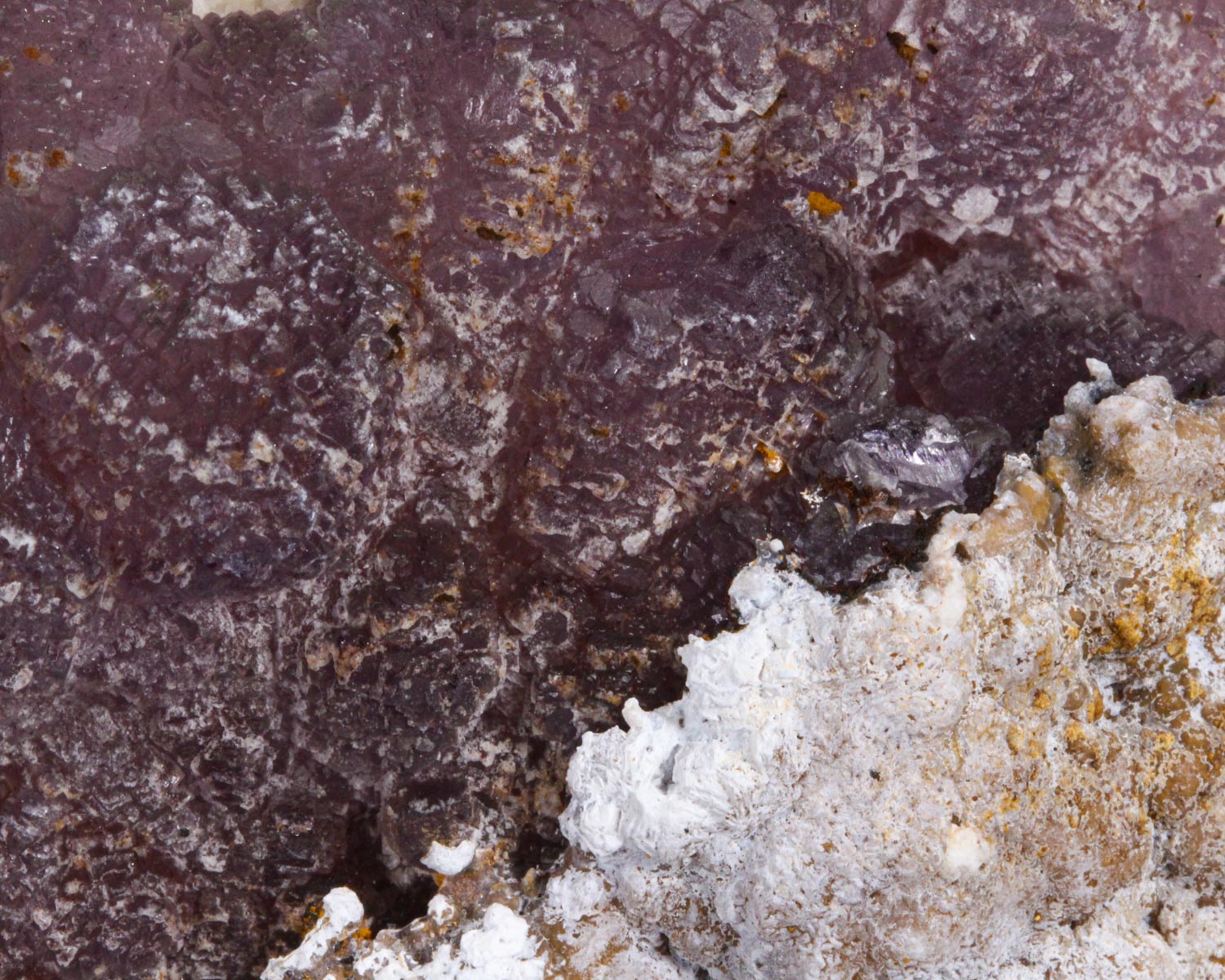 Fluorite on Quartz