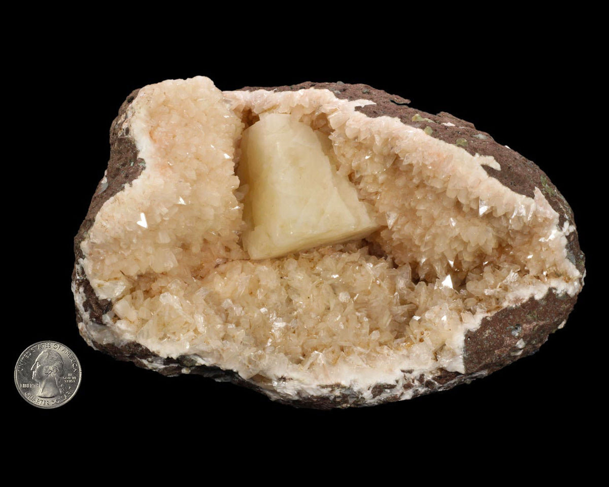 Heulandite and Stilbite with Calcite