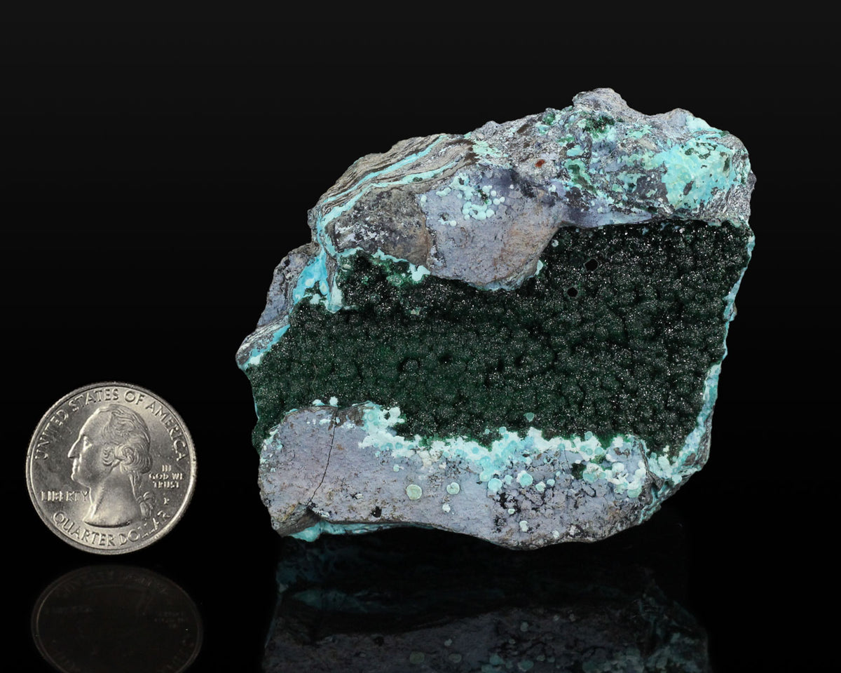 Malachite with Chrysocolla