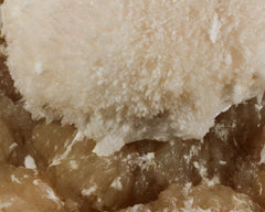 Mesolite Hemispheres on Stilbite