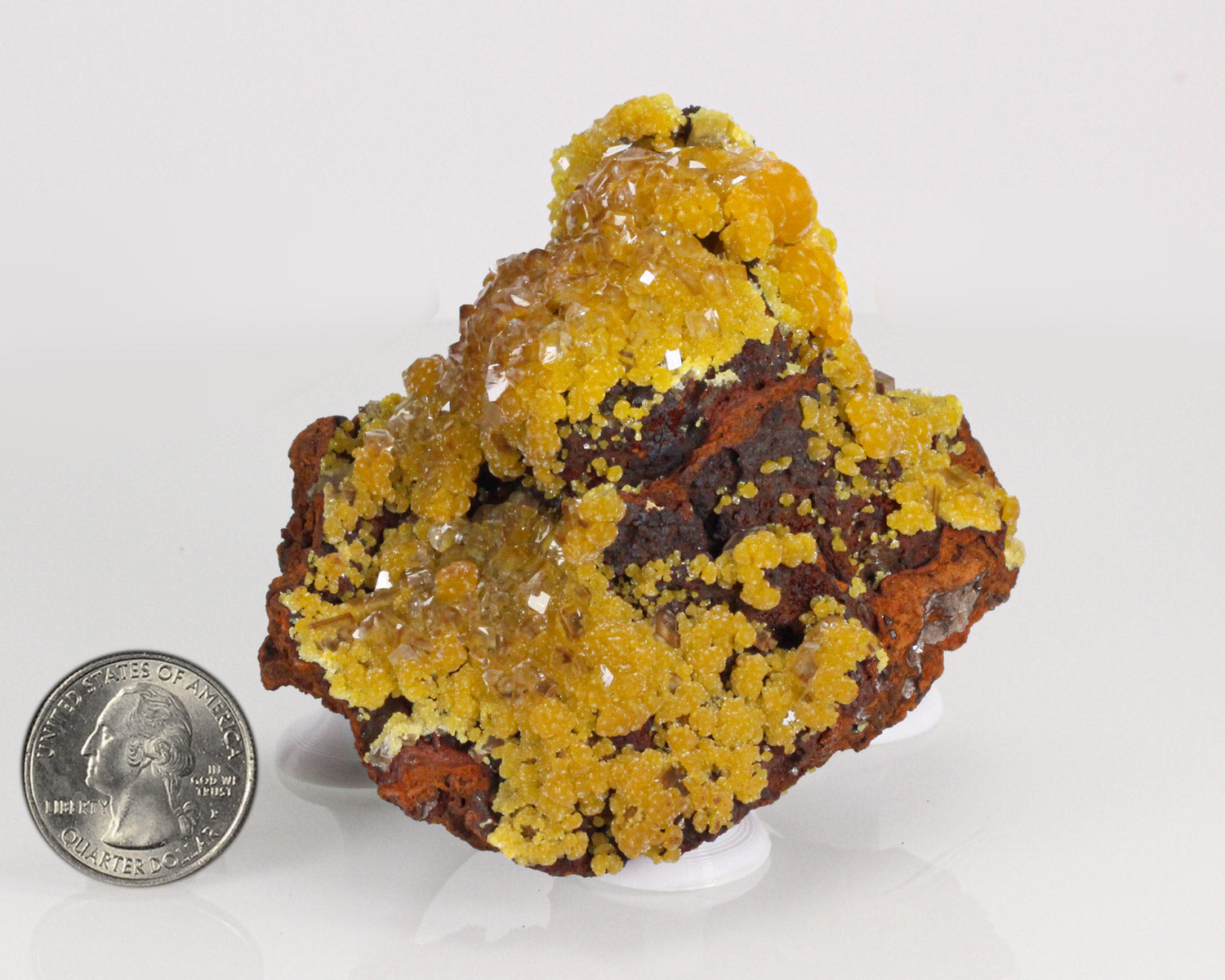 Mimetite with Calcite