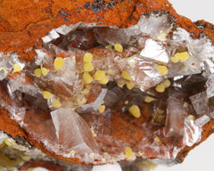 Mimetite with Calcite