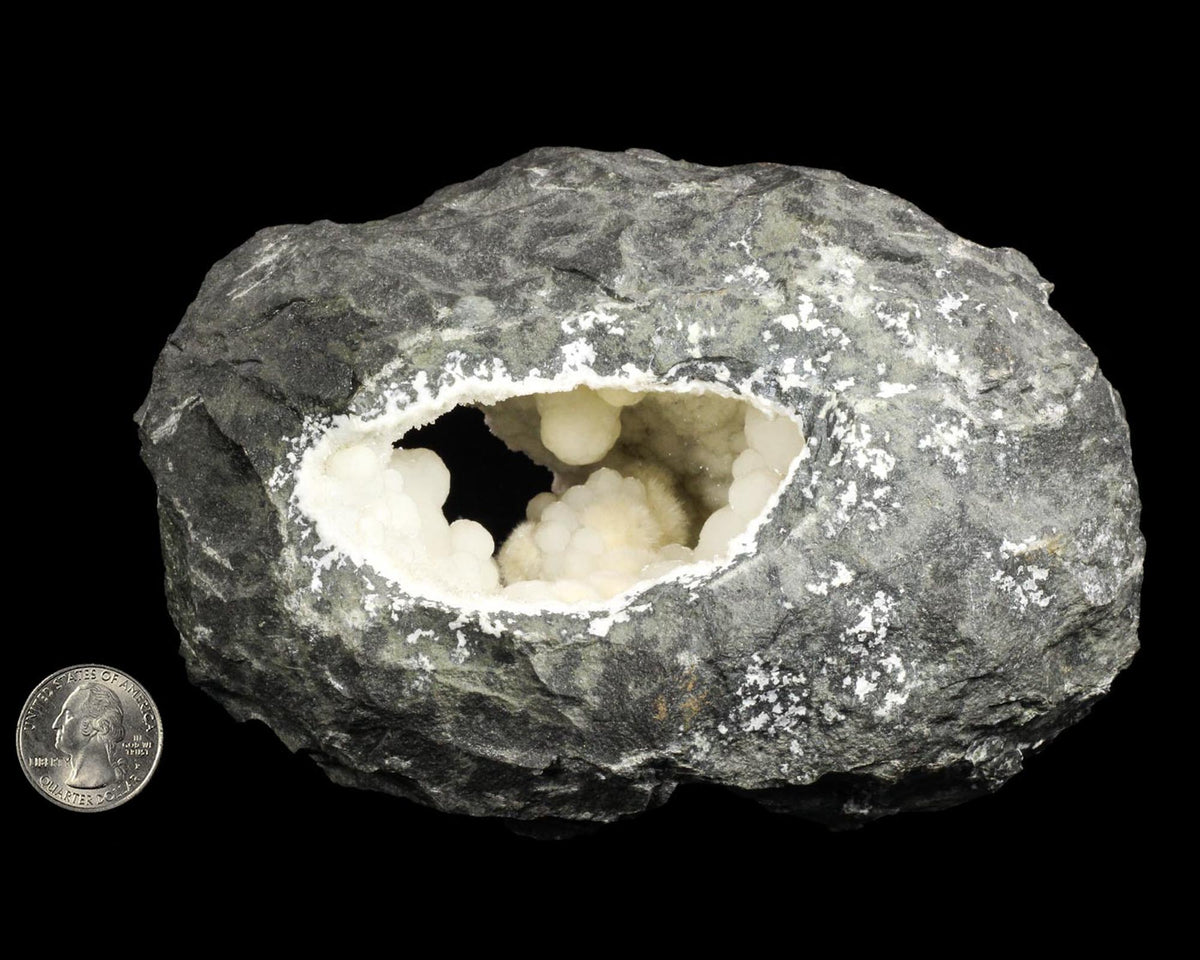 Okenite and Gyrolite Geode