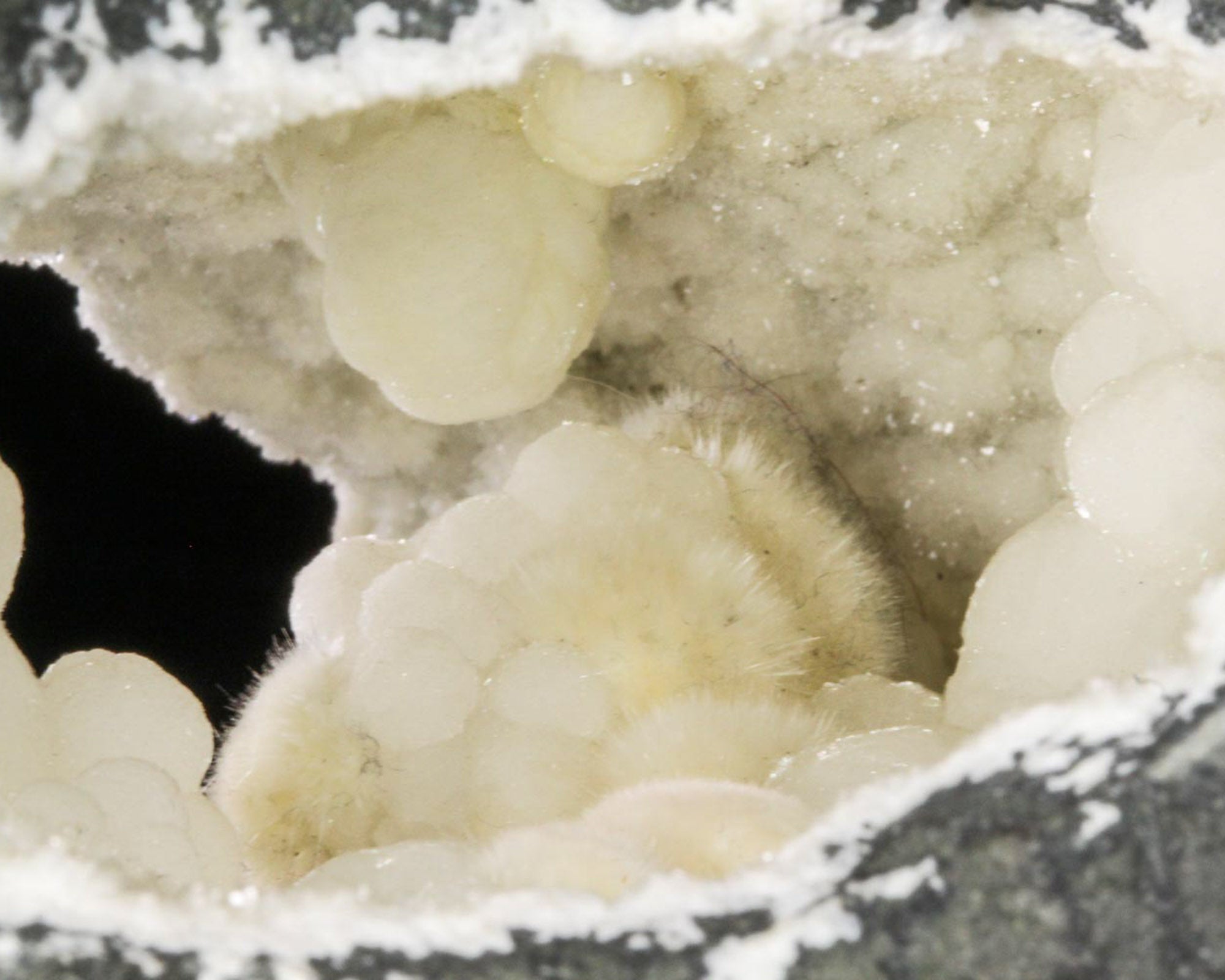 Okenite and Gyrolite Geode