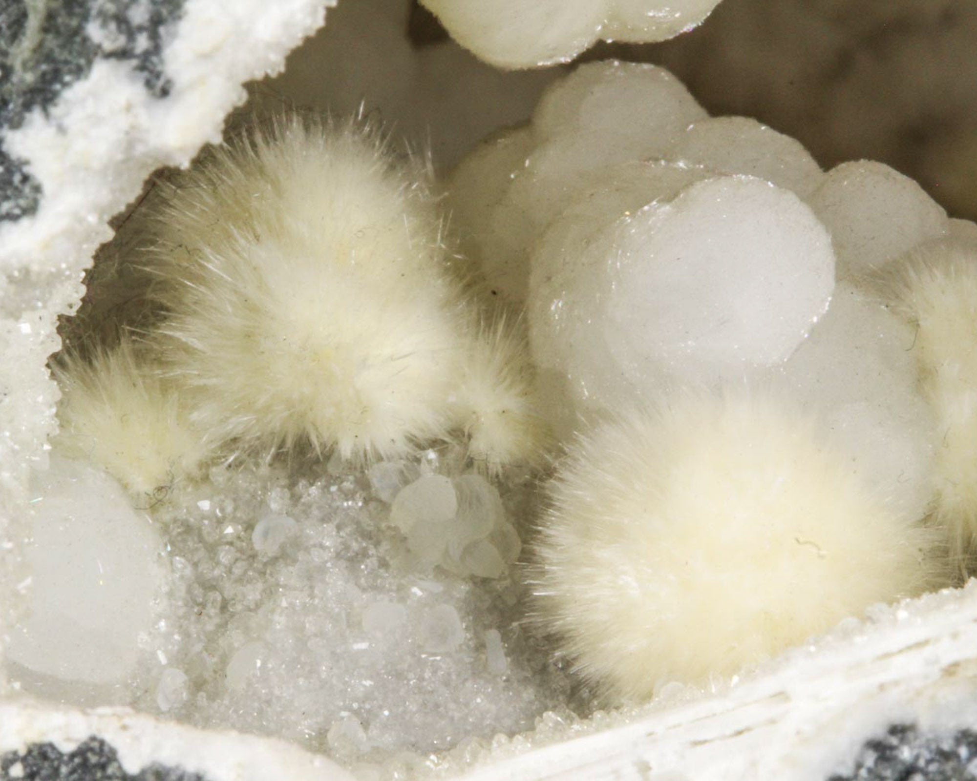 Okenite and Gyrolite Geode