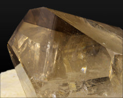 Smoky Quartz on Albite