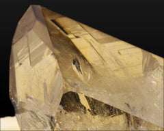 Smoky Quartz on Albite