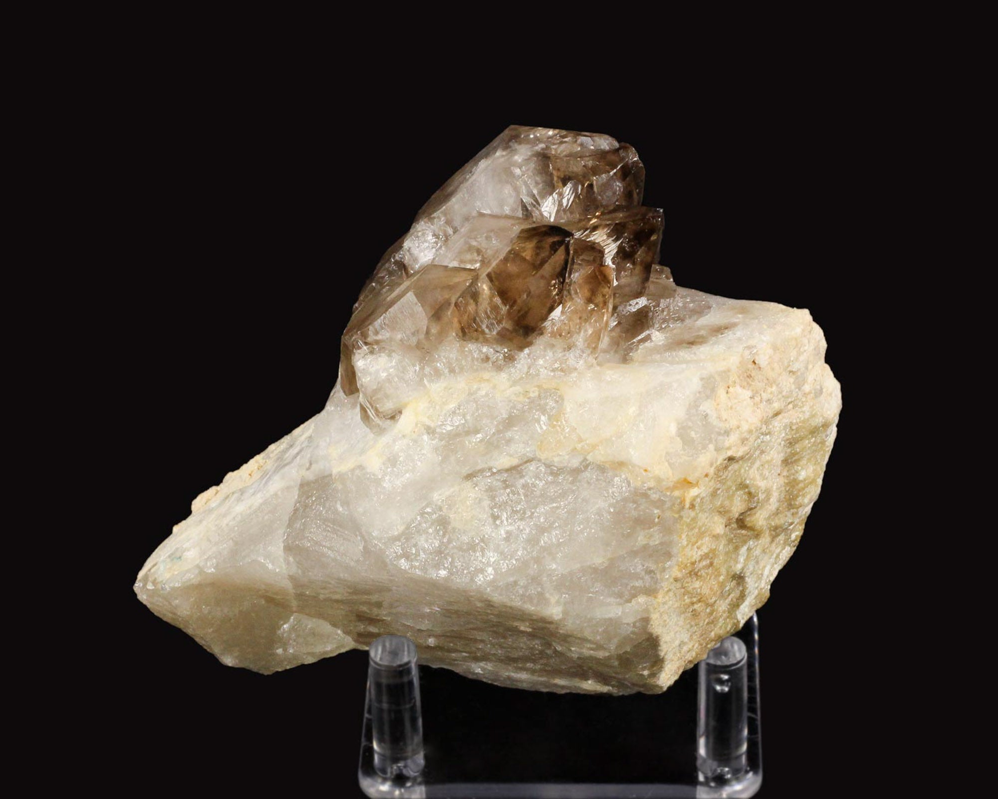 Smoky Quartz, Elestial Cluster