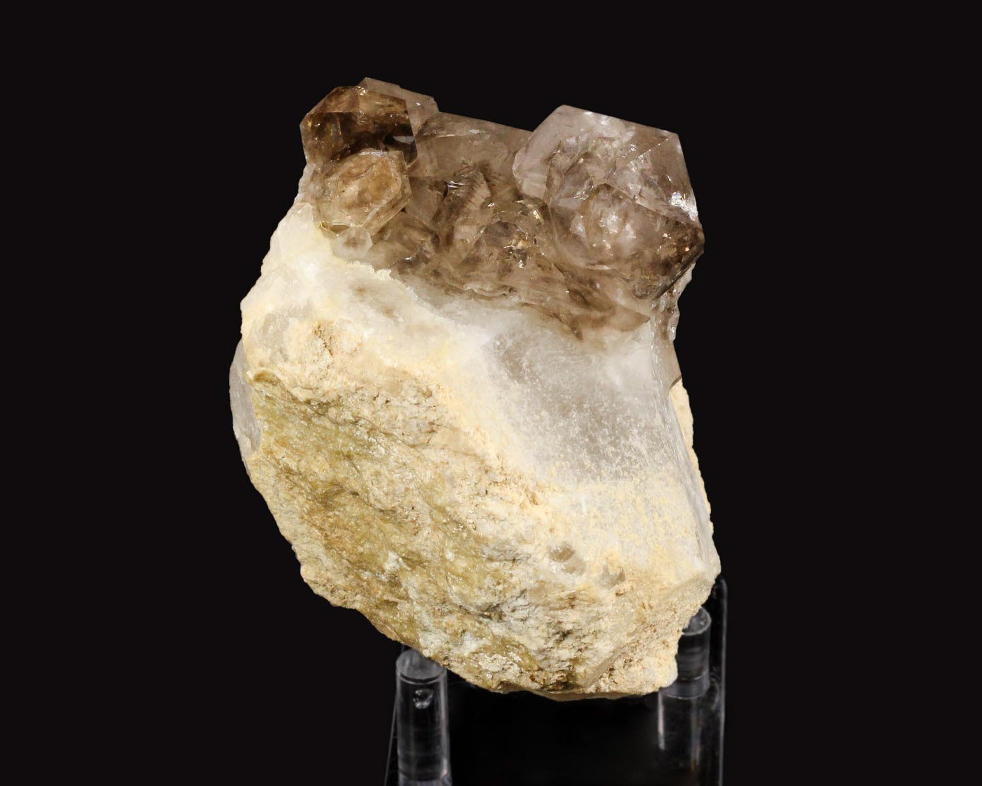 Smoky Quartz, Elestial Cluster