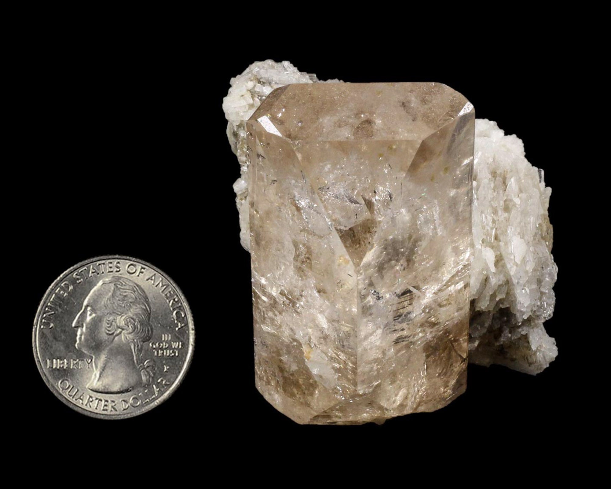 Topaz with Clevelandite